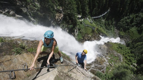 Klettersteig Stuibenfall - Freestyle Apartment - Sautens | © Ötztal Tourismus