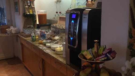 Frühstücksraum Buffet - Gästeheim Prantl - Sölden | © privat