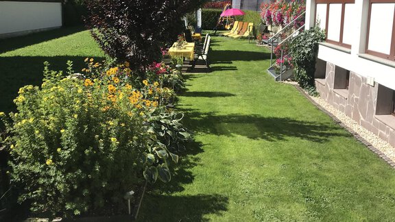 Garten Sitzecke - Gästeheim Prantl - Sölden | © privat
