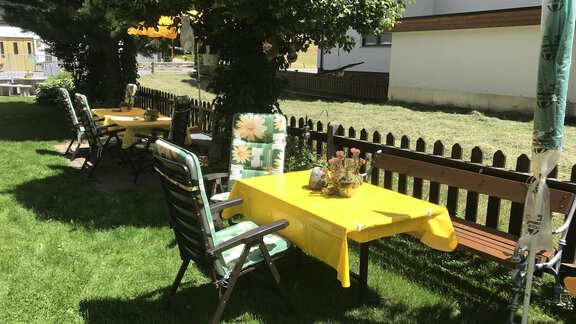 Sitzecke - Gästeheim Prantl - Sölden | © privat