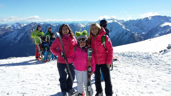 Schifahren am Gletscher - Ferienhaus Florentine - Längenfeld