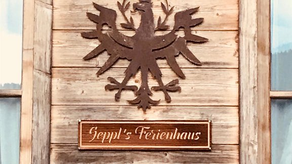 Hausname mit Wappen - Seppl´s Ferienhaus - Sautens