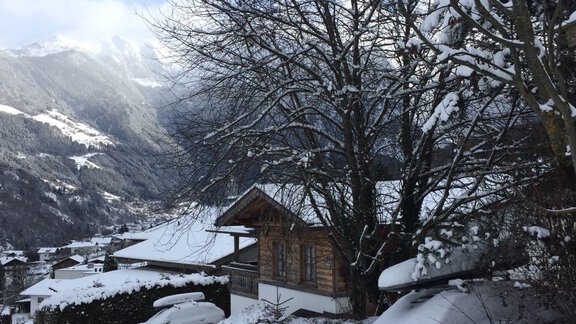 Hausansicht Winter - Seppl´s Ferienhaus - Sautens