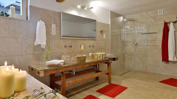 Badezimmer OG - Ansitz Ötztal - Umhausen