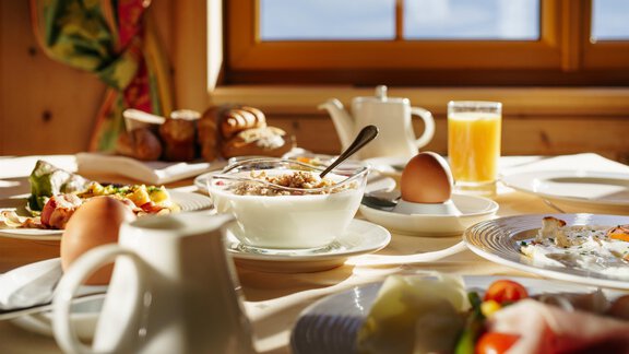 Frühstück im Venter Bergwelt - Hotel Venter Bergwelt - Vent