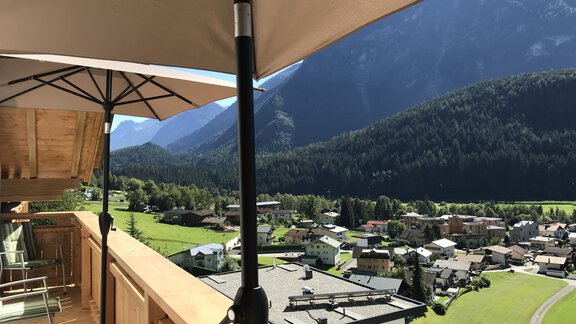 Ausblick vom Balkon - Appartement Birkheim - Oetz