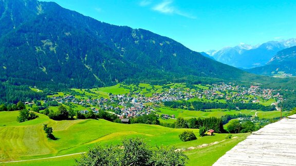Blick auf Sautens - Ferienhaus Alpina - Sautens