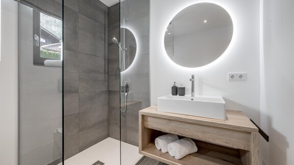 Bad - Appartment - Alpenchalet Tirol - Längenfeld