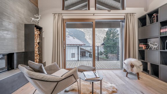 Living - Penthouse - Alpenchalet Tirol - Längenfeld