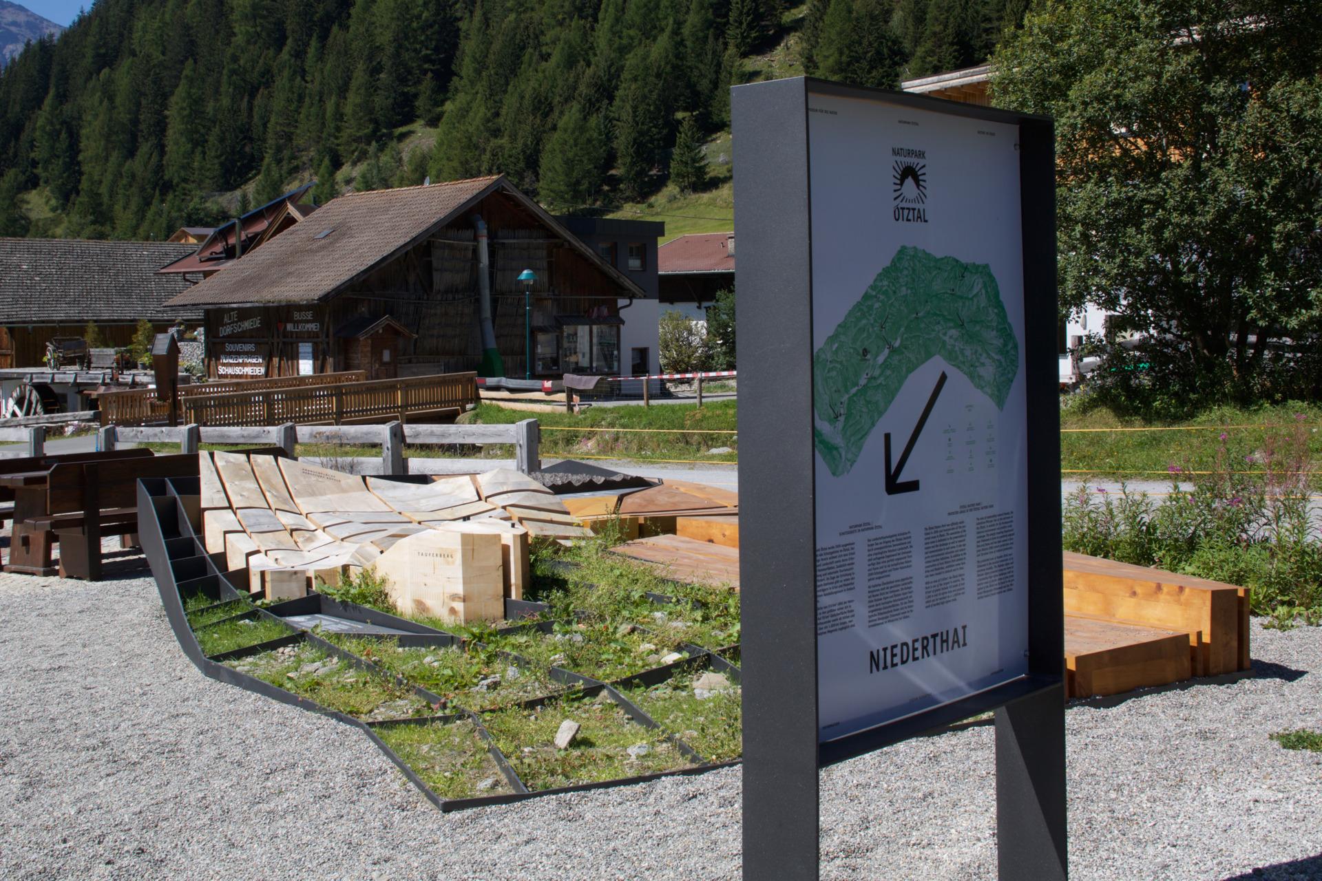 Naturpark Ötztal - Infopoint Niederthai | Riesiger Bergsturz und seine Folgen