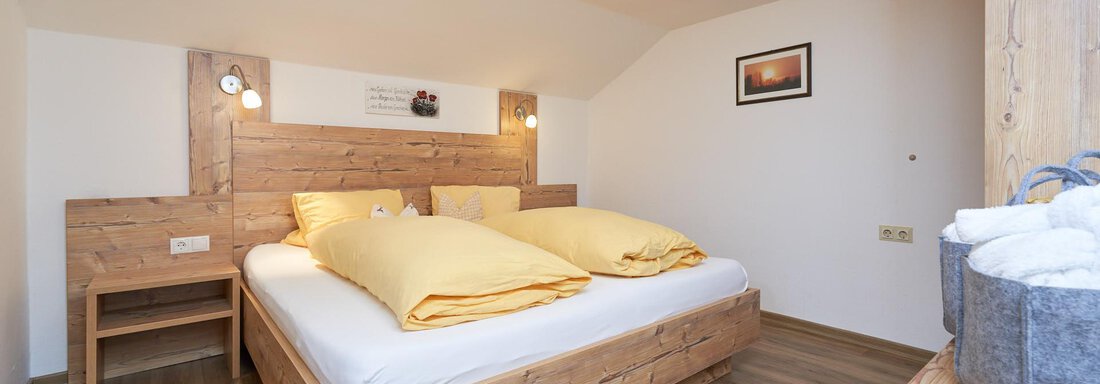 Schlafzimmer - Ferienwohnungen Winnebach - Gries