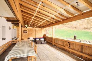 Überdachte Terrasse klein - Unterlehnerhof - Gries