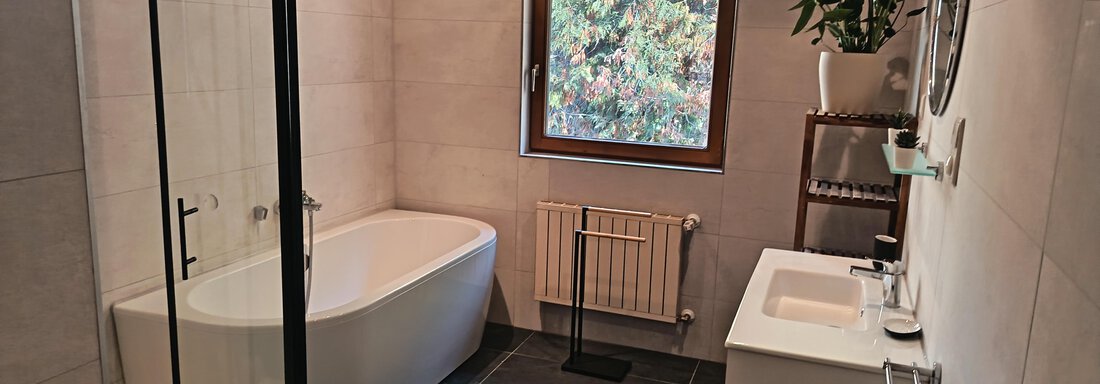 Bad - Krumm & Schief Appartments - Haiming