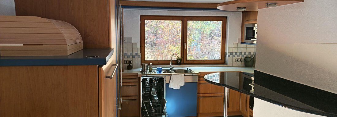 Küche - Krumm & Schief Appartments - Haiming