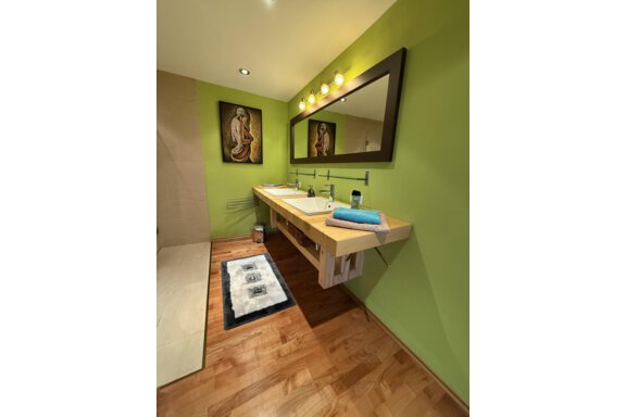 Badezimmer Zimmer Nr.: I - Ötztal Apartment - Haiming