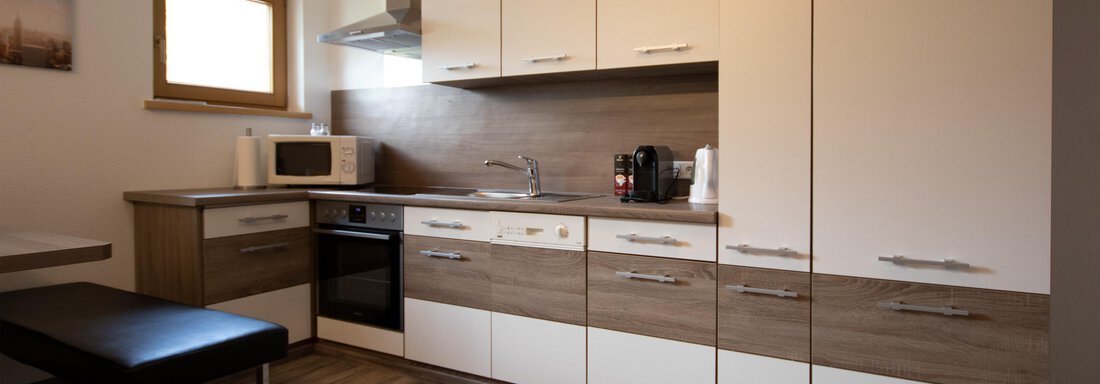Appartement Ötztal Küche - Apart am Waldrand - Huben
