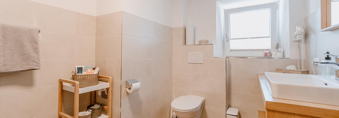 Badezimmer mit WC - Apart Letta - Huben