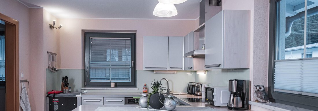 gemütliche Wohnküche - APART Naturcamping Kuprian - Huben