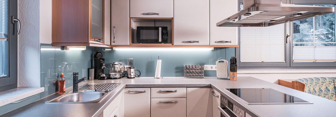 vollausgestattete Wohnküche - APART Naturcamping Kuprian - Huben