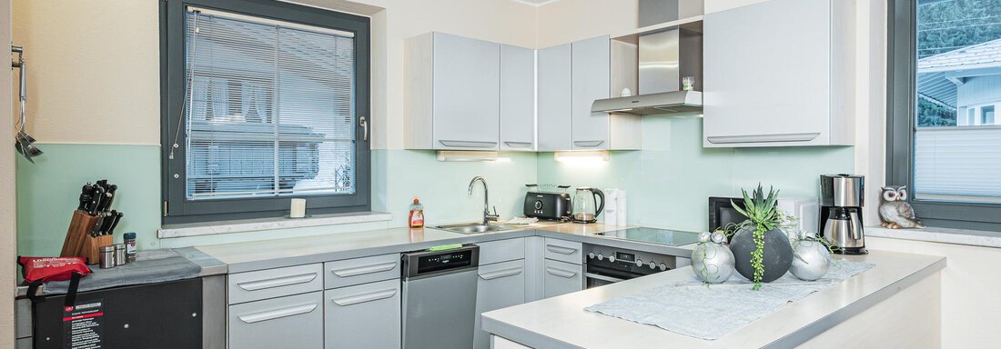 Moderne Küche Balkon Apart THEO - APART Naturcamping Kuprian - Huben