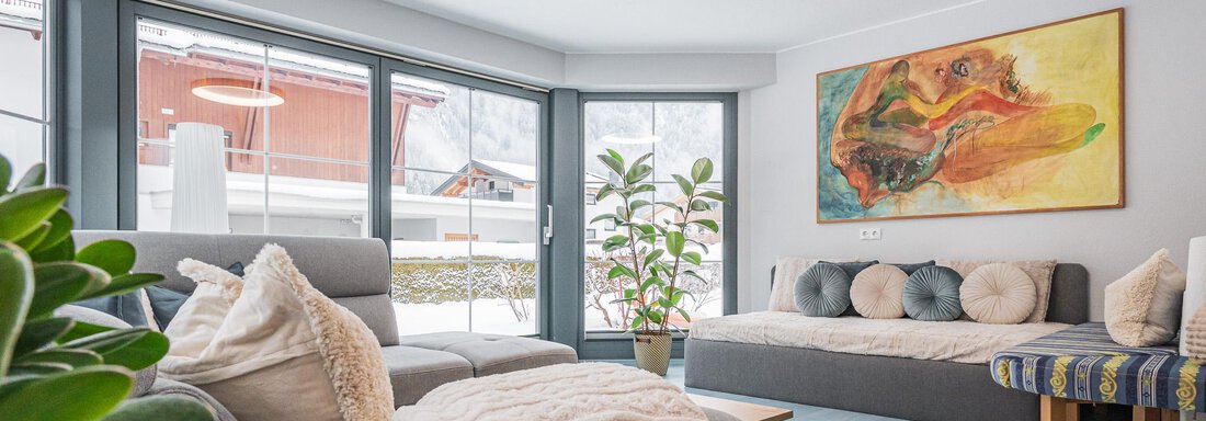 Wohnzimmer | © Simon Kuprian, Naturcamping Kuprian (CC CC0) Wohnzimmer - APART Naturcamping Kuprian - Huben