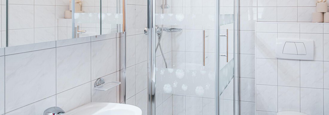 Badezimmer - APART Naturcamping Kuprian - Huben