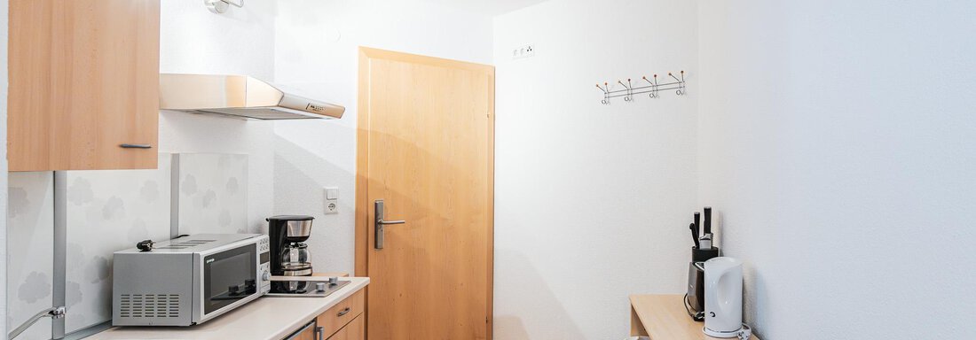 Studio Küche und Essbereich - APART Naturcamping Kuprian - Huben