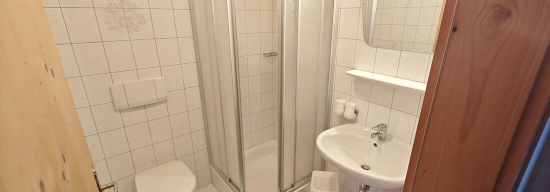 Ferienwohnung Nr. 1 WC/Dusche - Ferienwohnungen Stabentheiner - Huben