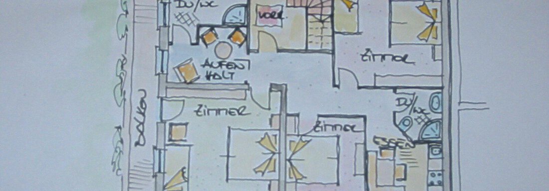 Grundriss im Apart Top 2 - Haus Anna - Huben