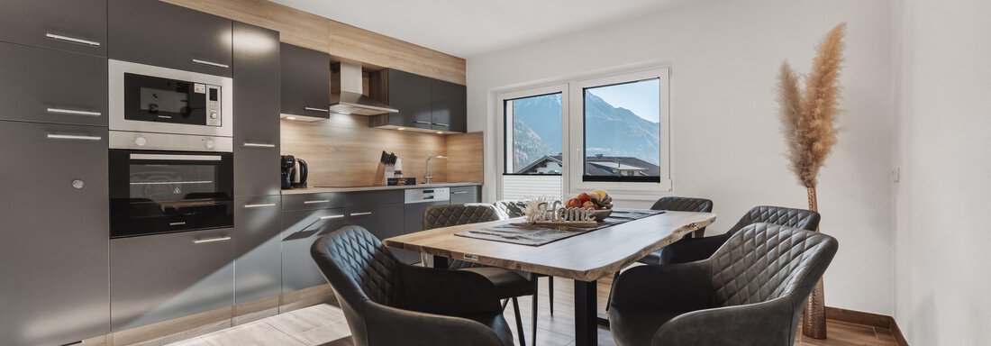 Küche - Alpenglühn Apart Längenfeld - Längenfeld