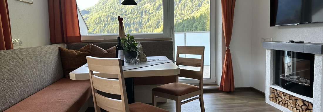 Apart Gamskogel Wohnküche - Apart Armin - Längenfeld