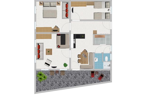 Appartement Typ C - Apart Falkneralm - Längenfeld