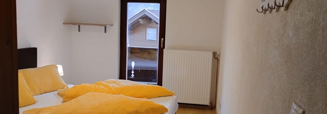 Doppelzimmer mit Zugang zum Balkon | © Evelin Klotz (CC C) Doppelzimmer mit Zugang zum Balkon - Apart Heimat - Längenfeld