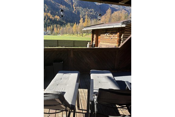 Relax auf der Terrasse - Apart Helga - Längenfeld