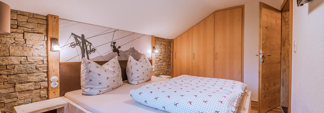 Schlafzimmer - Apart Kuprian Chalet - Längenfeld