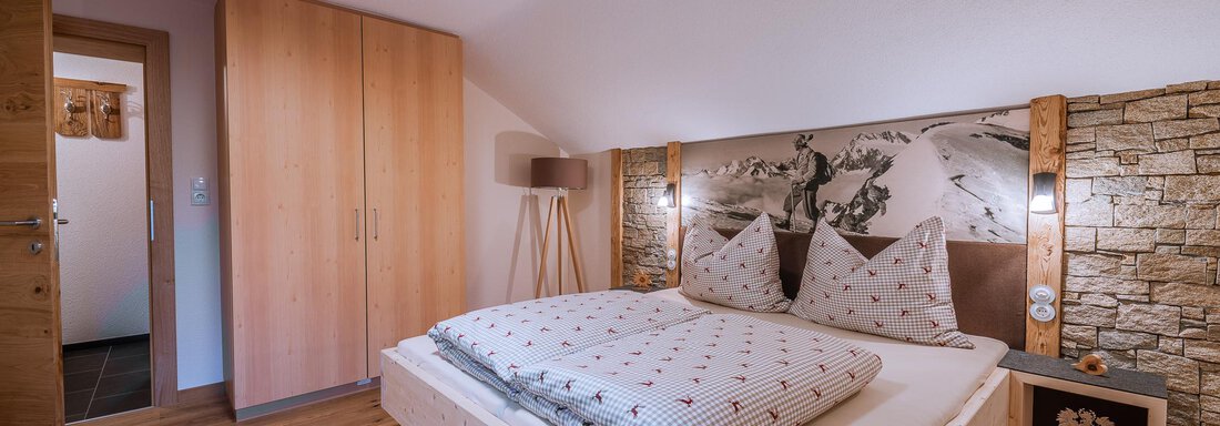 Schlafzimmer - Apart Kuprian Chalet - Längenfeld