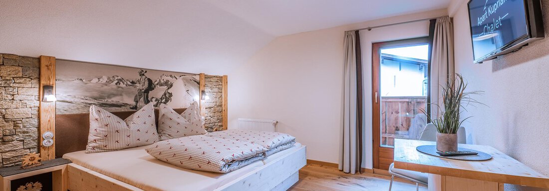 Schlafzimmer - Apart Kuprian Chalet - Längenfeld