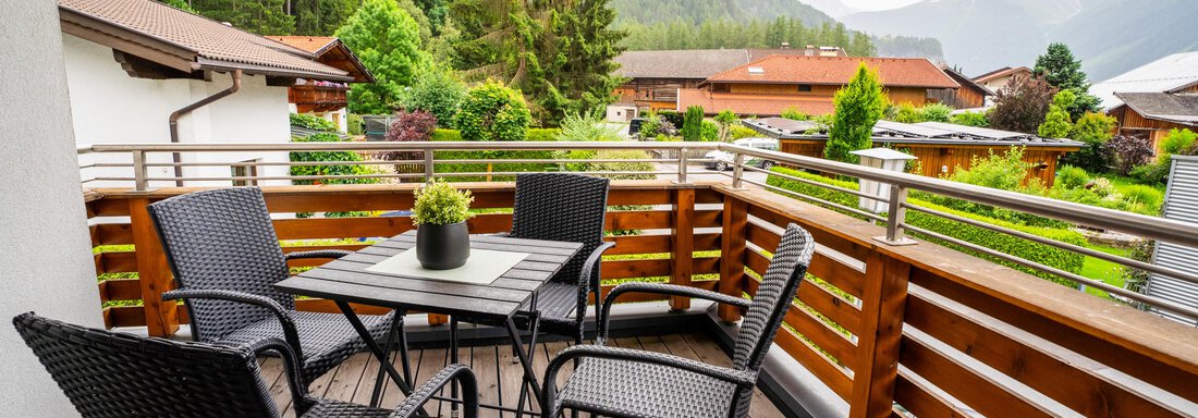 Terrasse Terrasse - Apart Paula - Längenfeld