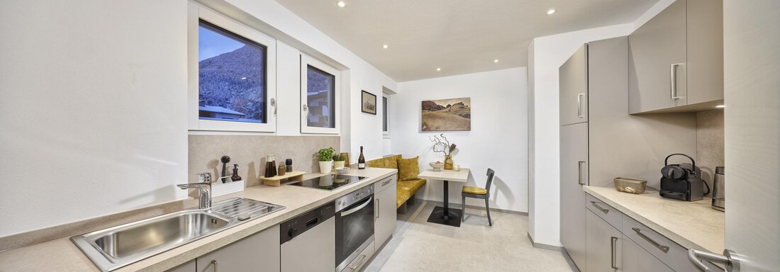 gemütliche, vollausgestattete Wohnküche - Apartment LAURA one - Längenfeld