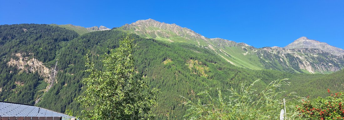 Ausblick Wohnbereich Sommer - Appart Holzknecht - Längenfeld