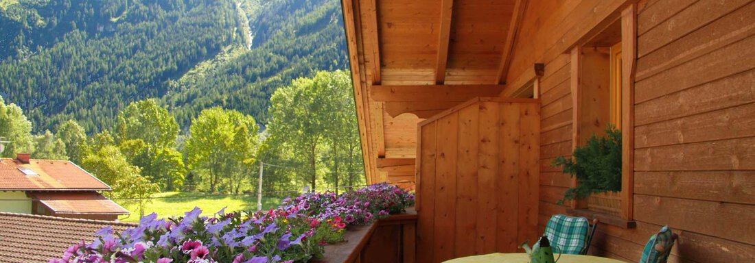 Hahlkogel Balkon 2 - Appartements Breitlehn - Längenfeld