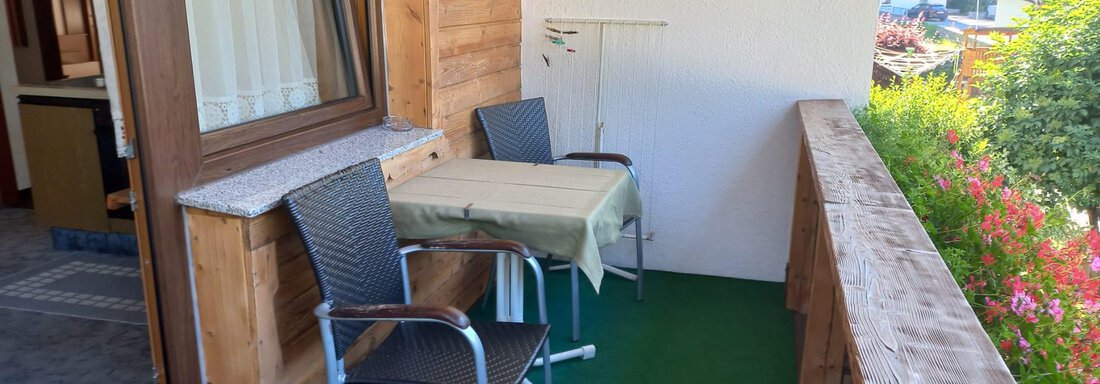 möblierter Balkon - Appt. Plattner Leni - Längenfeld