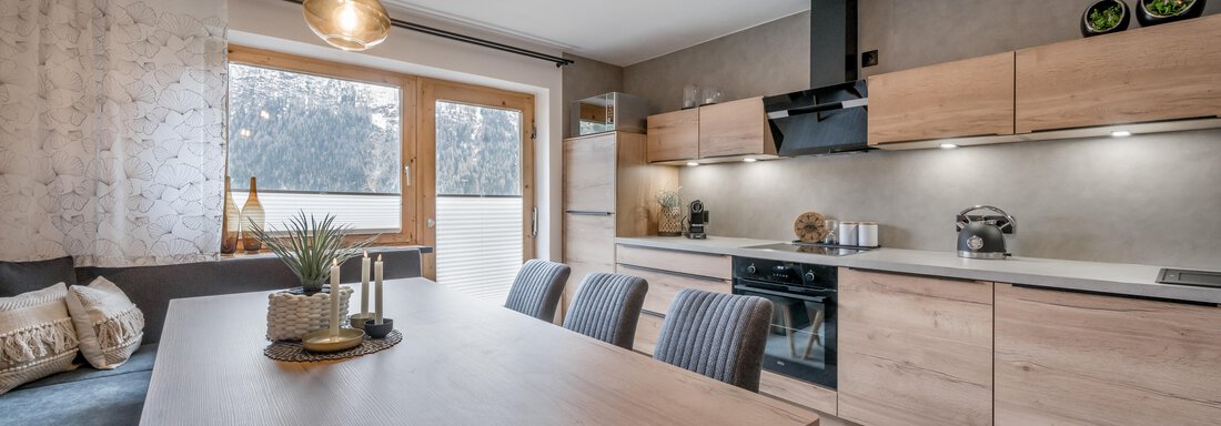 Wohnküche - Chalet Heimatjuwel - Längenfeld