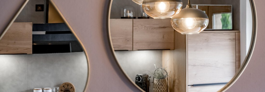 Küche mit Nespresse Maschine - Chalet Heimatjuwel - Längenfeld