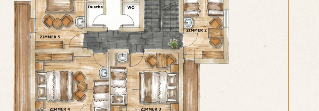 1 Obergeschoss - Ferienhaus Schrankogelblick - Längenfeld