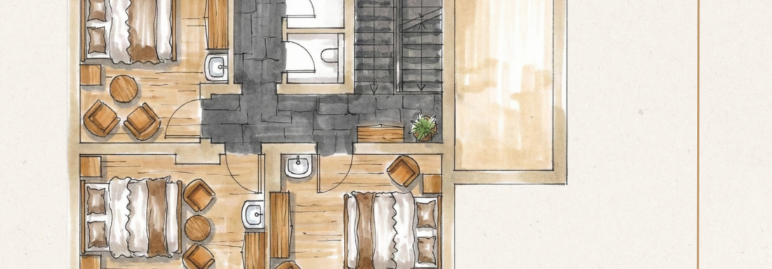 2 Obergeschoss - Ferienhaus Schrankogelblick - Längenfeld