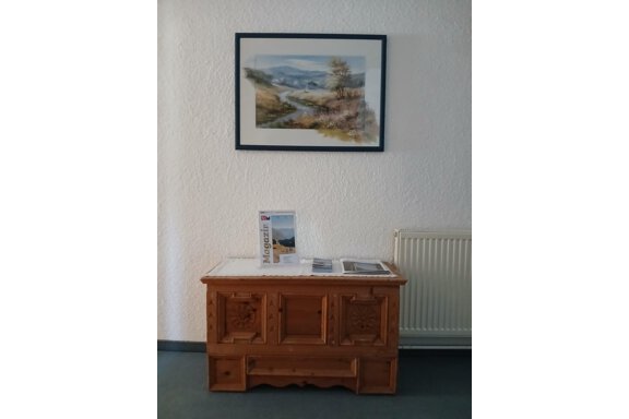 Infotisch 1. Stock - Gästehaus Ennemoser - Längenfeld