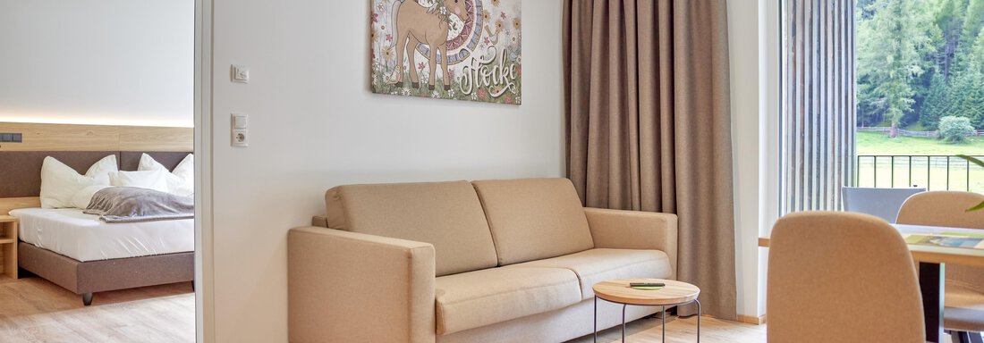 Apartment Flocke Wohnzimmer | © Christoph Nösig Photography (CC C) Apartment Flocke Wohnzimmer - Hannesn Hof FamilyApart - Längenfeld