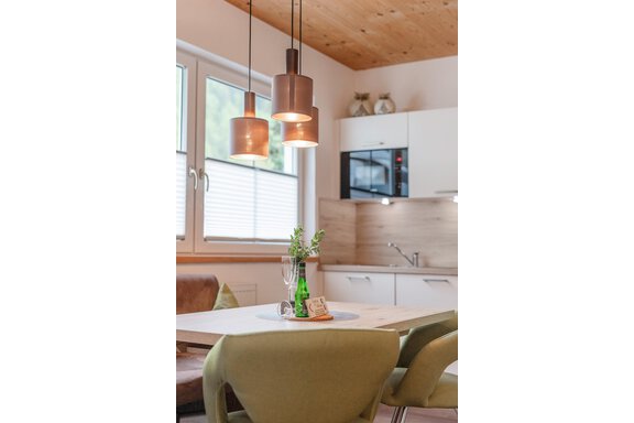 Appartement "B" Wohnküche - Haus Sonnenheim - Längenfeld