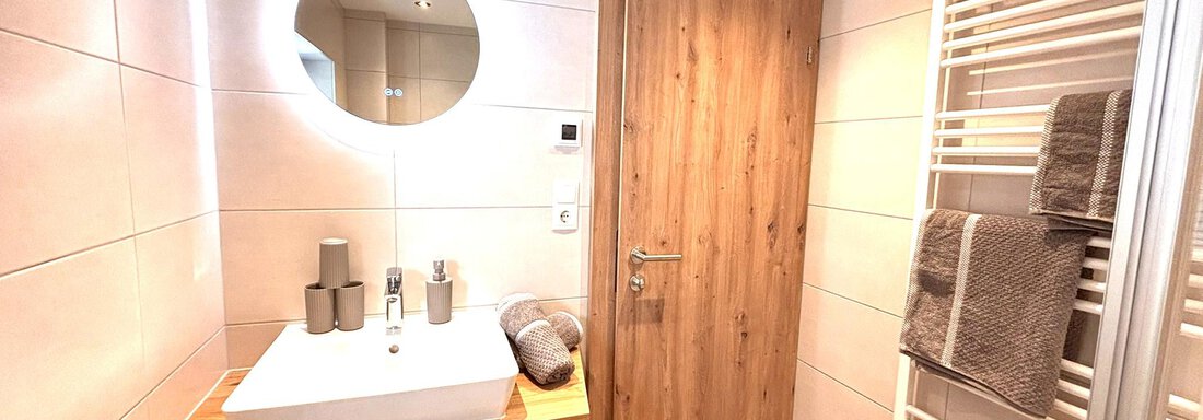 Badezimmer EG - Irmas Ferienhäusl - Längenfeld